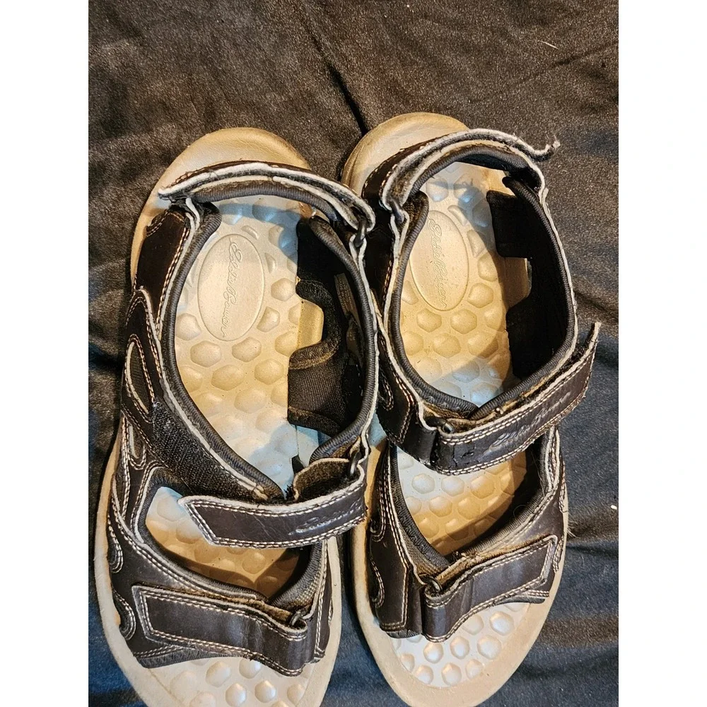 Eddie Bauer Grayson Mens Brown Hiking Sport Sandals Adjustable‎ Straps Size 11